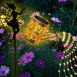 Solar Watering Can Lights,Garden Decor Solar Fairy Watering Lantern, LED Solar Fairy Outdoor String Lights, Star | Lumora