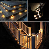 LED Step Lights Low Voltage IP65 Waterproof Recessed LED Deck Lighting, Half Moon F1.38 Yard Garden Patio Step | Lumora