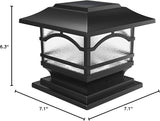 Davinci Lighting Premium Solar Outdoor Post Cap Lights - 4x4 5x5 6x6 - Bright LED Light for Fence Deck Garden or | Lumora