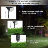 WBM Smart Solar Spot Lights Outdoor,IP65 Waterproof 20 LEDs Solar Landscape Spotlights, Solar Powered Wall Lights | Lumora