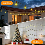 100FT Solar Lights Outdoor Waterproof: G40 30M Shatterproof Bulbs Patio Lights - Solar Powered Remote Control 3 | Lumora