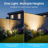 Consciot Solar Spot Lights Outdoor, Adjustable 170° Solar Outdoor Light, 7 Multicolored Garden Light Waterproof | Lumora