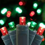 100 LED 5MM Red and Green Christmas Lights, 33FT Indoor/Outdoor String Light, Mini Lights for Garden, Patio | Lumora
