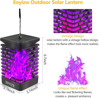 EOYIZW Solar Lights Outdoor, 99 LEDs Halloween Outdoor Lantern IP65 Waterproof Solar Garden Lights Decor for Halloween Garden Yard Porch Patio 2 Pack