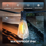 Achin Outdoor String Lights 200FT Vintage Edison String Lights with 104 Shatterproof ST38 Bulbs LED Dimmable Warm | Lumora