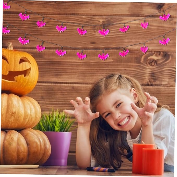 5m String Lights for Halloween Warm Light Decor for Outdoor Parties Continuous Hour Illumination for Pathways and Gardens
