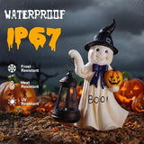 Halloween Decoration Ghost Solar Statue Outdoor - Cute Halloween Decor for Garden Home Patio Balcony : Unique Gifts | Lumora
