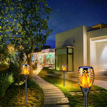 TomCare Solar Lights Outdoor Upgraded Bright Solar Pathway Lights for Path Lawn Patio Yard Walkway