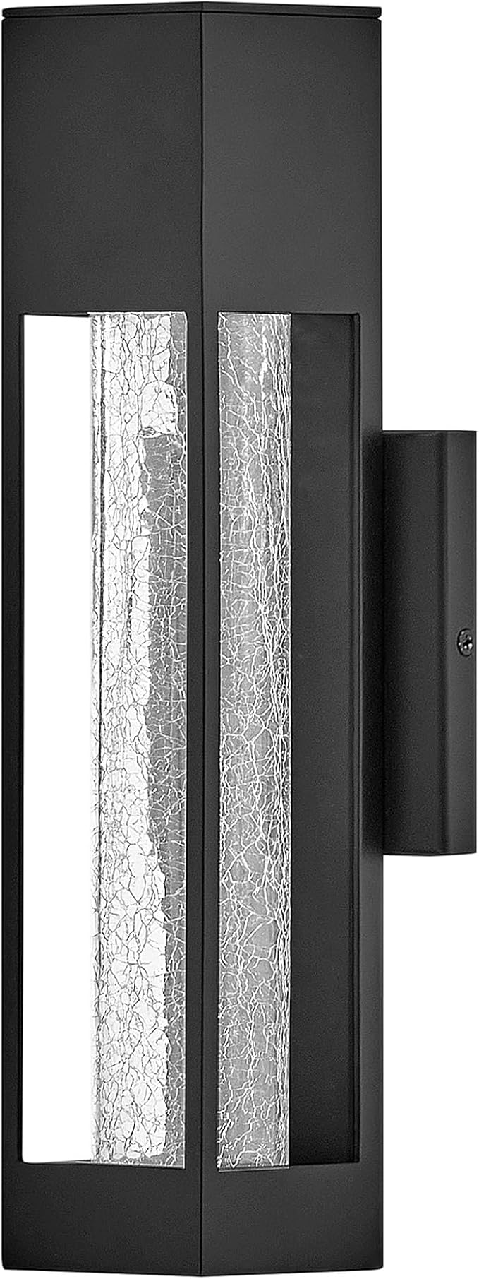 Hinkley Vapor Small Wall Mount Lantern, Black | Lumora