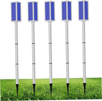 5Pcs Solar Driveway Lights, Waterproof Solar Pathway Lights Outdoor Reflective Road Marker for Deck Sidewalk Stair Step Pathway Driveway, Outdoor, Wal