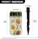 Cross Sunflower Solar Lights Outdoor Garden Lights Solar Memorial Lights for Graves Waterproof Led Pathway | Lumora