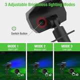 nipify 4 Pack Solar Spot Lights Outdoor, Solar Powered Waterproof Spotlight, Landscape Lighting for Outside Yard | Lumora