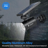 FREE 100-Week Replacement/Refund, Solar Motion Flood Security Lights Outdoor Waterproof Aluminum Case, Solar Motion | Lumora