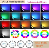 24W Halloween SpotLights with Timer, IP65 Waterproof Metal Landscape Lights RGB Spot Lights Outdoor Color Changing | Lumora