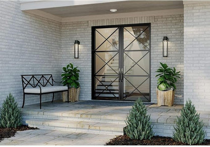 Progress Lighting Z-1030 LED Collection 1-Light Clear Glass Modern Outdoor Medium Wall Lantern Light Textured Black, 20.00x5.13x5.13