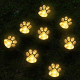 Solar Lights Outdoor Bear Claw Shape Waterproof, 4 Pack Solar Ground Lights, Solar Garden Lights Plug Lights | Lumora
