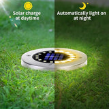 NFESOLAR 16 Pack Solar Outdoor Lights, 16 LEDs Bright Solar Ground Lights Pathway Lights Waterproof for Pathway | Lumora