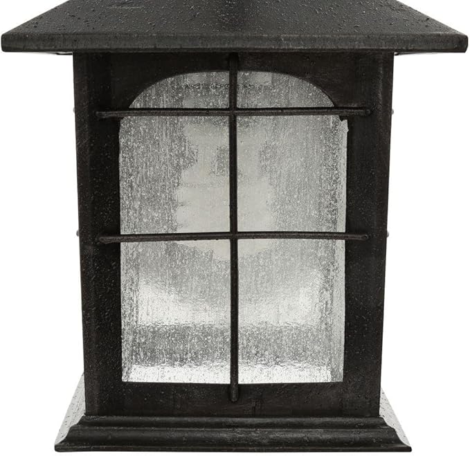 Collection Brimfield 1-Light Aged Iron Outdoor Wall Lantern | Lumora
