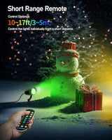 HIBOITEC RGBW Low Voltage Landscape Lighting 12W with Remote Connectors Spotlights Landscape Lights Kit 12-24V | Lumora