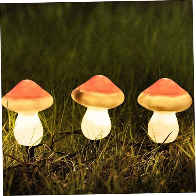 BESTonZON Solar LED Garden Mushroom Light Waterproof Solar Pathway Lights for Lawn and Patio 10-Piece Set of | Lumora