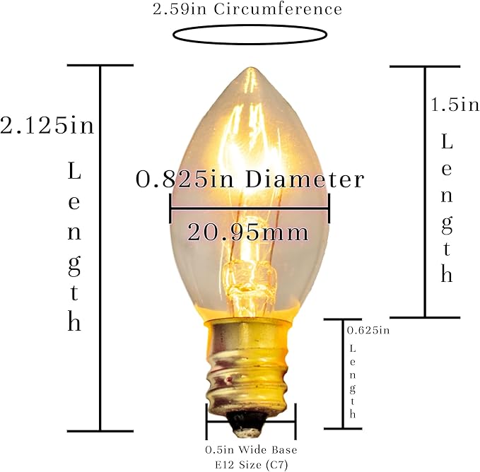 EST. LEE DISPLAY L D 1902 C7 4th of July Light Bulbs, Transparent Multi-Colored - Outdoor Lighting Accessory | Lumora
