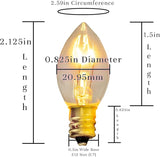 EST. LEE DISPLAY L D 1902 C7 4th of July Light Bulbs, Transparent Multi-Colored - Outdoor Lighting Accessory | Lumora