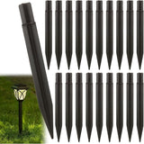 30 Pcs 8.2 Inch Solar Light Stakes Replacement, Ground Spikes for Solar Lights, Plastic Lights Replacement Stakes | Lumora