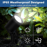 ZYAN Die-Cast Aluminum Landscape Spotlights, 6W 600LM 2700K Warm White, Low Voltage IP65 Waterproof Outdoor | Lumora