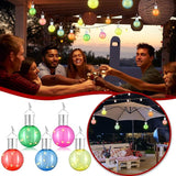 10 Pcs Christmas C9 Solar Light Bulbs Jumbo Hanging LED Light Bulb with Clip Waterproof Outdoor Garden Hanging | Lumora