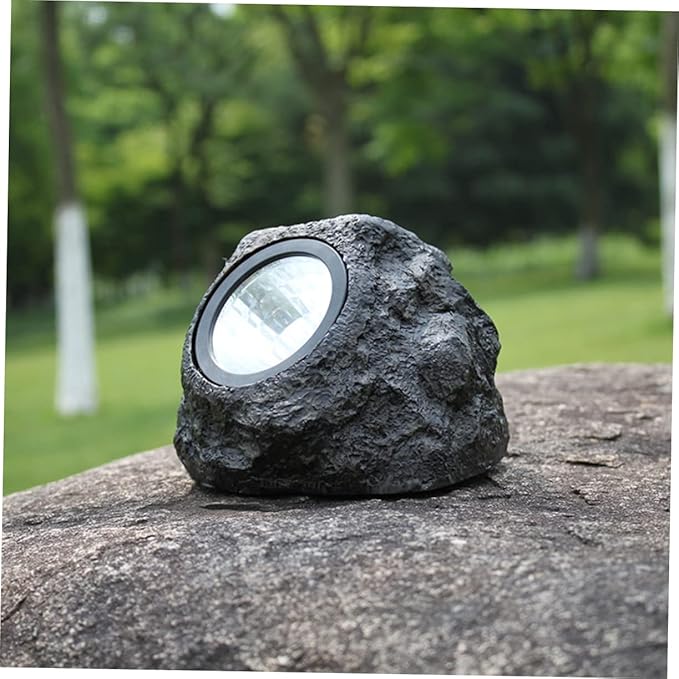 jojofuny 2pcs Solar Pathway Lights Eternity Outdoor Landscape Lights Solar Power Fixture