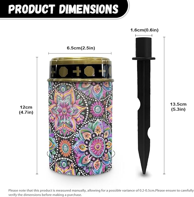 Flower Print Solar Outdoor Lights Waterproof Dustproof Garden Solar Lights Hundreds of Cemetery Decorative Memorial Lights for Ritual Religiou Activity Cemetery Decoration