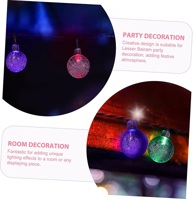 COHEALI 1set Led Solar String Light Large Outdoor Decor Lamp for Garden and Patio Lights Automatic Night | Lumora