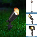 Gardencoin ABS Ground Spikes Stakes Replacement with Brass Insert, 1/2" NPT Thread - Outdoor Security Flood Light | Lumora