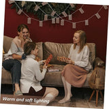 Elegant Rattan String Lights for Indoor Outdoor Use Decorative Balcony Garden Lighting Stylish Holiday Decor Bulb | Lumora