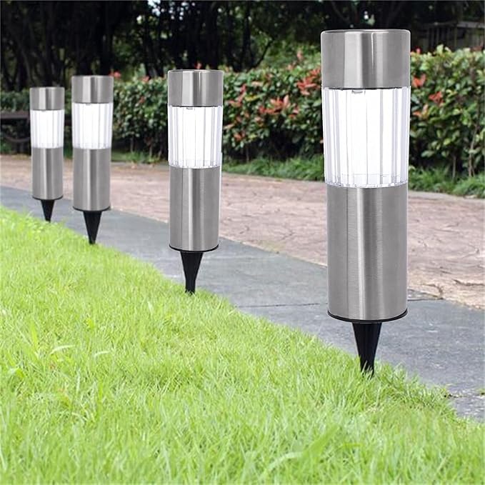 Solar Lights Outdoor Decorative, Solar Pathway Lights, Waterproof Solar Powered Garden Yard Lights for Walkway | Lumora