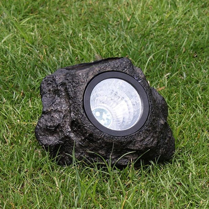 Outdoor Solar Rock Lights, LED Waterproof Solar Power Light, Imitation Stone Garden Lamp for Way, Walkway, Yard