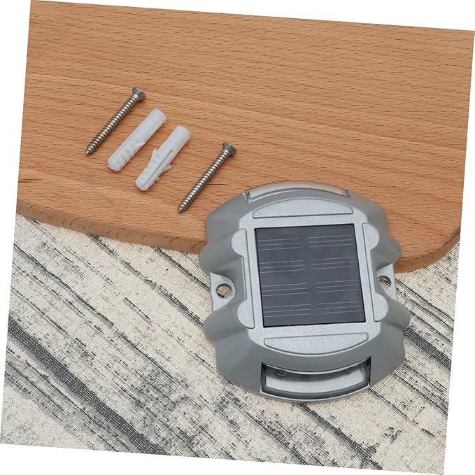 TEHAUX Solar Road Light Waterproof LED Outdoor Lamp Buried Solar Pathway Light for Garden and Yard Anti-Pressure Design for Pathways and Driveways