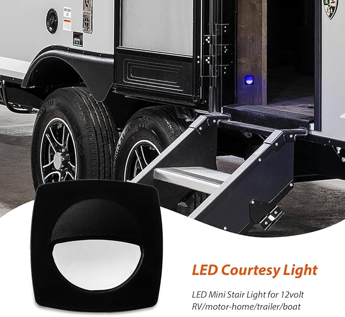 Dream lighting LED 12volt DC Recessed Courtesy Light for Marine Boat Ship Cabin Deck, RV Trailer Stair Step Lights | Lumora