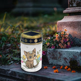 Cute Cat Outdoor Stake Lights Solar Warm White Lights for Yard Patio Waterproof Pathway Lights Flameless Garden | Lumora