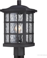 Urban Ambiance Luxury Craftsman Outdoor Post Light, Medium Size: 16.5" H x 9.5" W, with Tudor Style Elements | Lumora