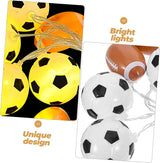 Zerodeko Sports Ball String Lights LED Sports Decoration for Parties Camping Indoor Decor Battery Operated with | Lumora