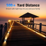 Quntis Solar Driveway Lights Outdoor Waterproof 12 Pack, LED Solar Deck Lights Dock Lighting, Dusk to Dawn Fast | Lumora