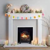 Egg Easter Lights Decorations, 10 Lights 8.5FT Multi Color Lights White Wire Pastel String Lights for Easter | Lumora