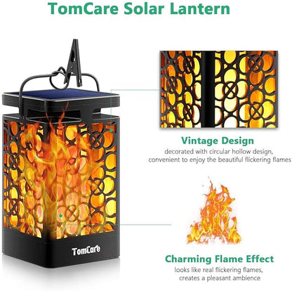 TomCare Solar Lights Outdoor Upgraded Bright Solar Pathway Lights for Path Lawn Patio Yard Walkway