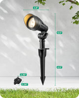 EDISHINE Low Voltage LED Landscape Lights with 35° Beam Angle, 3.2W 240LM 3000K Outdoor Landscape Lighting, CRI 80 | Lumora