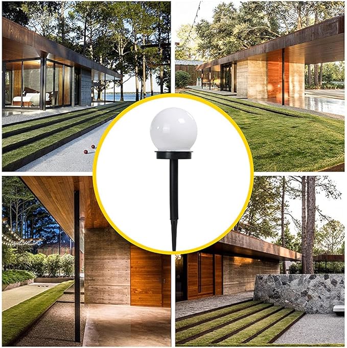 Solar Lights Outdoor 12 Pack Solar Pathway Lights Outdoor Waterproof LED Landscape Lights Solar Powered Outdoor Lights Solar Garden Lights for Pathway Walkway Yard
