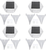 Solar Ground Light, 4 Pack 3000K Warm White, IP65 Waterproof Step Lighting - Solar Powered Efficiency, High | Lumora