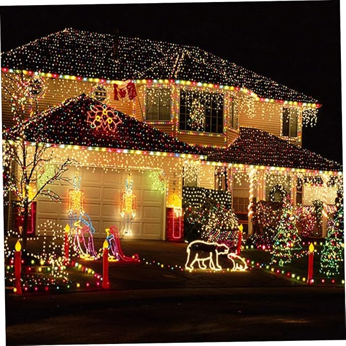 2sets Outdoor Solar Led String Lights of Led Warm Fairy Lights for Christmas Garden Patio Holiday Decor Each | Lumora
