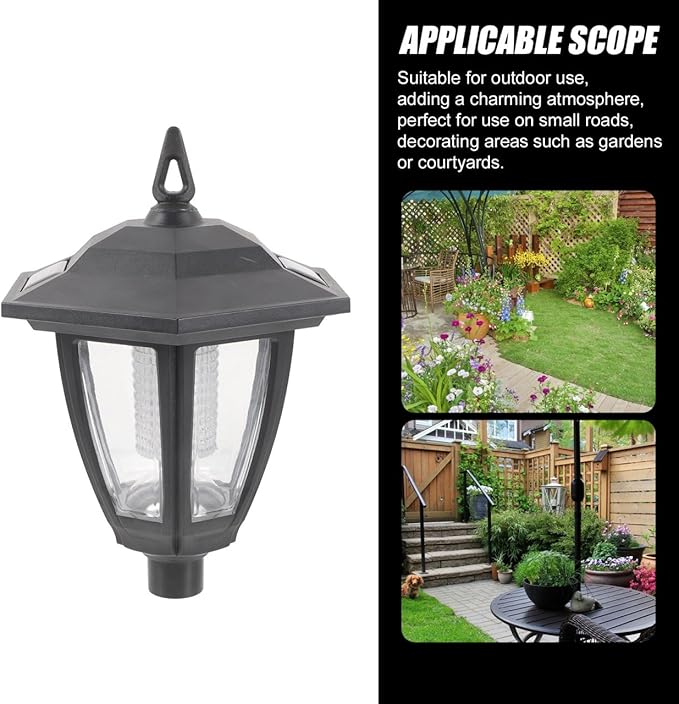 Solar Landscape Path Lights Outdoor Garden Solar Powered Lighting for Yard Pathway Porch Decoration 7.87X6.69X5.51 Inch