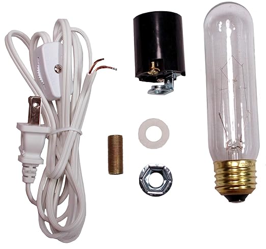 Creative Hobbies® Large Christmas Tree Wiring Kit #ML1-25B6, 25 watt Bulb, Standard (Edison) Base, Great for Lighting Large Size Objects